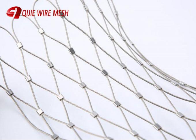 ステンレス鋼のferruledタイプ ロープの網