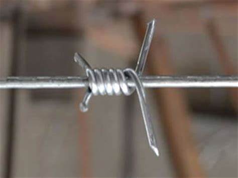 一本鎖の有刺鉄線