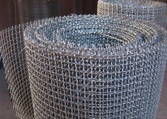 金属の装飾的なインテリア・デザインのためのロックによってひだを付けられるステンレス製の編まれた金網