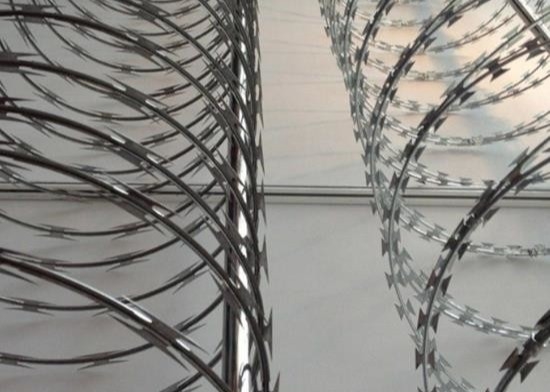 ステンレス鋼の保証反上昇の刃のとげがある刑務所アコーディオン式かみそりワイヤー