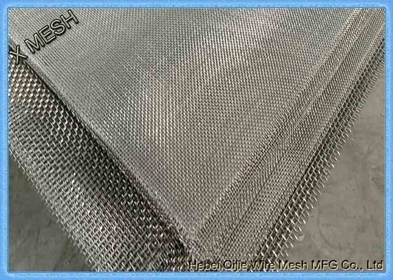ひだを付けられたSS304 316ステンレス鋼金属によって編まれるスクリーン フィルター金網の角目の形