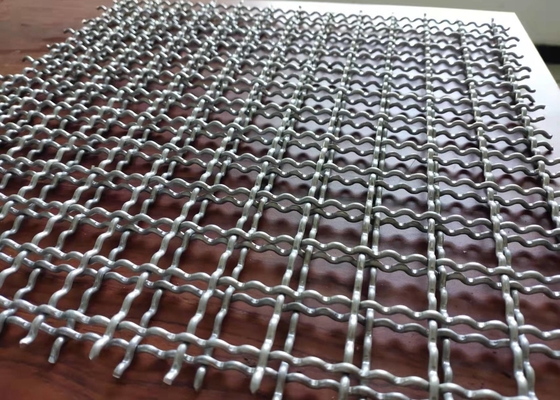 20x20mm開口部亜鉛メッキ正方形ステンレス鋼圧着金網