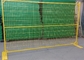 1.8mの高さの黄色の粉はカナダの一時的な金網の塀に塗った