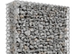 0.5mの幅1mの長さの石のバスケットの擁壁4x1x1mの溶接された網Gabion
