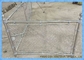 高精度のチェーン・リンクの防御フェンスは3つのフィート50x50 Mmの網にパネルをはめます