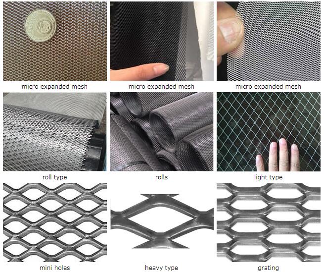 拡大された金属板のパターン: