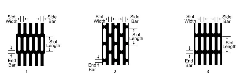 2mm 3mm 穴の大きさ ステンレス・スチール 孔付き金属シート メッシュ 装飾シート 換気用 5