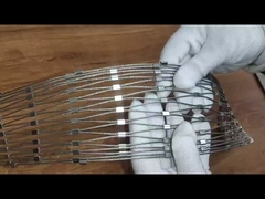 動物園 動物ケージ 保護 ステンレス鋼 フェンス スクリーン メッシュ 拡張 Web ワイヤロープ ケーブルネット