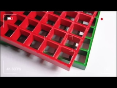 高強度耐腐食性のある四角網 20*20*40 ガラス繊維/FRP型格子