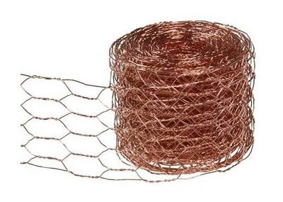 1.2mの幅編まれた銅線の網の六角形の商業農業の使用2インチの