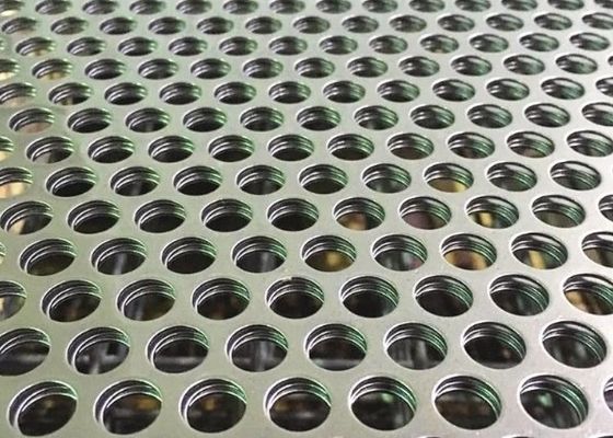 円形/正方形/ダイヤモンド穴があいた金属の網、パンチ穴の網を拡大しました