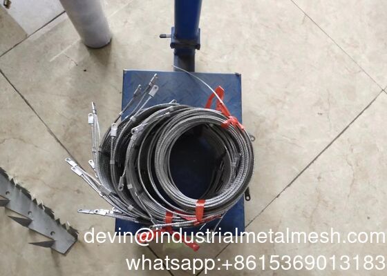 植物クライミング動物園ガーデン保護ワイヤーロープフェルール結び目ケーブルロープメッシュ