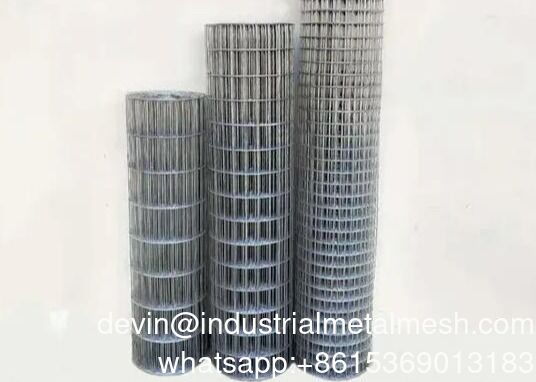 正方形織り鉄線メッシュ亜鉛メッキ鋼線布メッシュ家禽ネット溶接金網