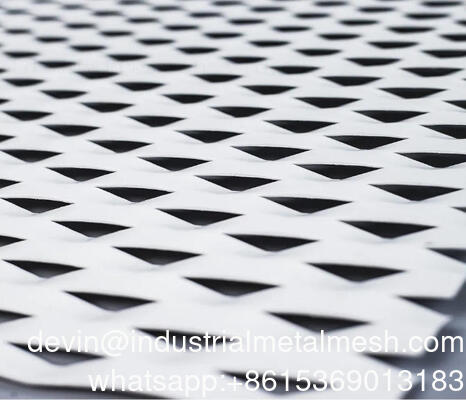 PVDF アルミニウム 拡張ダイヤモンド ワイヤーメッシュ 金属シート