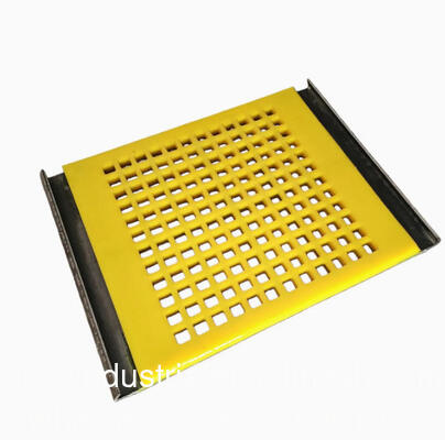 鉱業用鉱石スクリーニング用ポリウレタン製スクリーンメッシュ、フック締め付けタイプ、耐摩耗性、耐腐食性、高弾性、長寿命