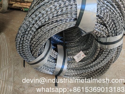 セキュリティ Bto-22 刃 ステンレス 保護 溶接 鋼 剃刀 刺線 網巻