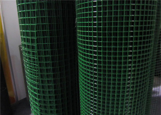 14mm 50*100mmのビニールの上塗を施してある溶接された金網の緑