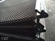 黒い鉄の正方形の編まれたひだを付けられた振動スクリーンの網 1.5mx1.95m
