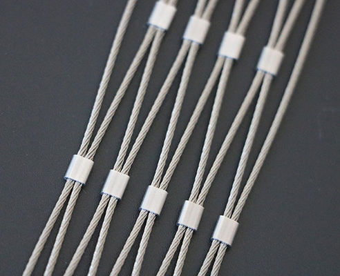 20x20mmの平織りの金属のステンレス鋼 ワイヤー ロープの網