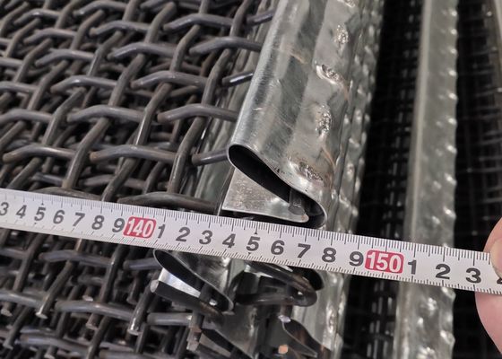 0.7 - 20mm Gi 圧着ワイヤーメッシュ 45# 中炭素鋼