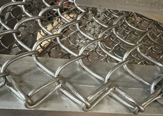 ステンレス鋼 316L チェーンリンク フェンス 布 境界壁 鋼鉄