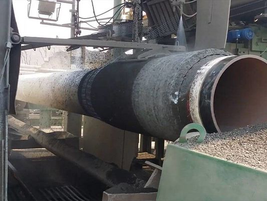 海上パイプラインのコンクリート層を強化するための対重量溶接網
