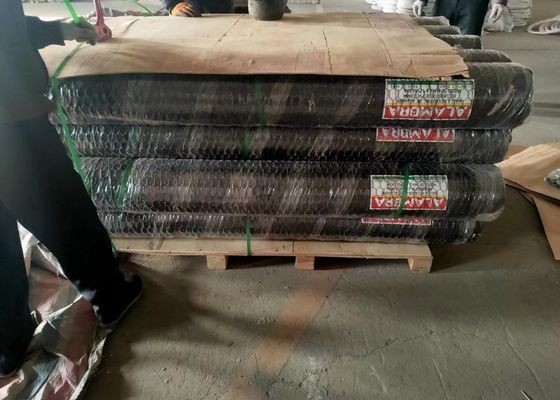 PVC 電流を通された 0.6mm Dia 六角形金網メッシュ 3/4 インチ開口部