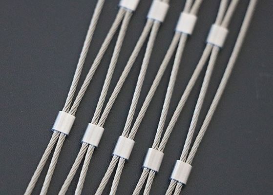 SS316 フェルルール ダイヤモンド 柔軟性 ステンレス ステンレス 鉄鋼 ワイヤ ケーブル ロープ 網