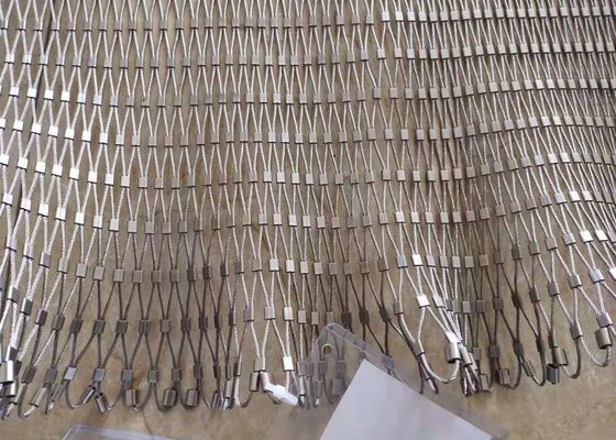 Xtend 7の× 7 7 × 19のステンレス鋼 ワイヤー ロープの網のフェルールのタイプ304l