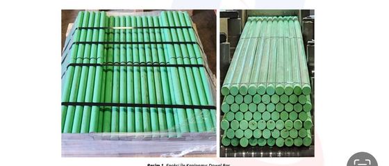 500mm 長さ 25mm 直径 軽鋼 エポキシ覆い 鉄筋コンクリート用 ドウェルバー
