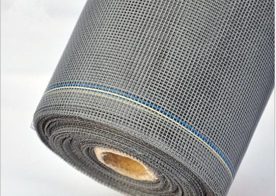 ポリ塩化ビニールは蚊帳ロール18*16網のガラス繊維の昆虫のはえの窓スクリーンの網に塗った