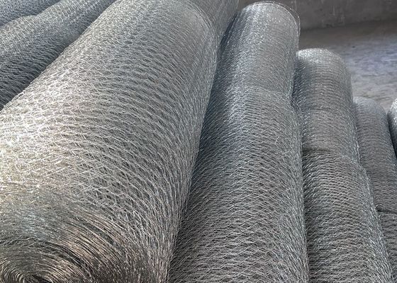 PVC 電流を通された 0.6mm Dia 六角形金網メッシュ 3/4 インチ開口部