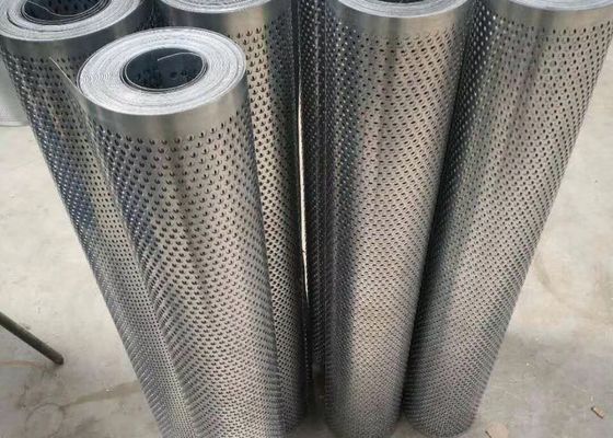 304ステンレス鋼穴があいたスクリーンのふるいのくねり0.5mmの厚さ