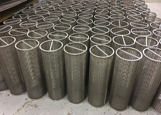 耐久性のある建設のための 500mm直径のステンレス鋼Vワイヤクイーンワイヤスクリーン