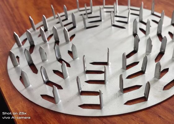 4" 5" 6" 硬木の柱や木材の裂け目防止のためのガルバン化抗裂板