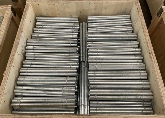 Q345B 鉄鋼 建設材料 25mm 径の HDG 丸いダブルバー