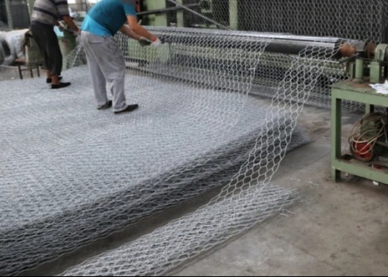1のx 1のx 1メートルによってGabion電流を通される箱/六角形のGabionの金網50 x 50のMm