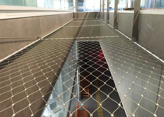 適用範囲が広いXは手すりのための1.2mmの鋼鉄ロープの網をがちである