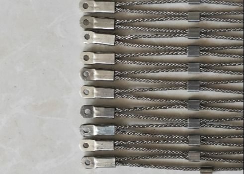 動物園のための1.5mmの厚さSS 316ワイヤー ロープの塀のステンレス鋼 ロープの網