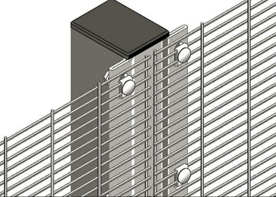 高い安全性を囲う鋼鉄反上昇358の金網