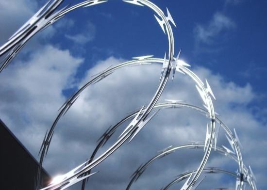 Bto22かみそりのとげがあるアコーディオン式のコイル450mmの直径