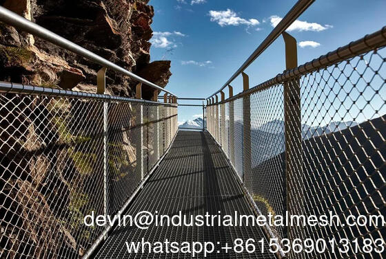 ホットセール製品 Ss 316 柔軟なステンレス鋼フェルルケーブルワイヤロープ網