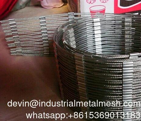 柔軟な316鳥小屋ネット安全保護織り結び304ステンレス鋼ワイヤーロープ動物園メッシュ