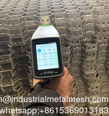Factory-Fresh SS310 Flexible Mesh Lance Tabs and Flexmesh for Cyclones in Oil Refineries Plain Weave and Perforated Technique