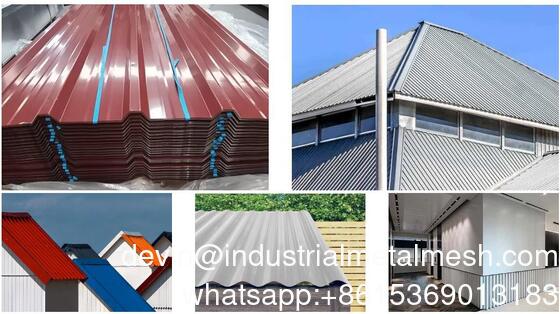 PPGI Metal Iron Zinc Roofing Tiles Galvalume Corrugated Steel Roof Profile Sheet