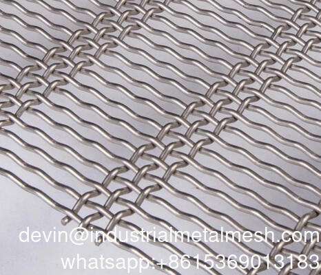 Woven Stainless Steel Crimped Wire Mesh, for Industrial, Material Grade: 304/316