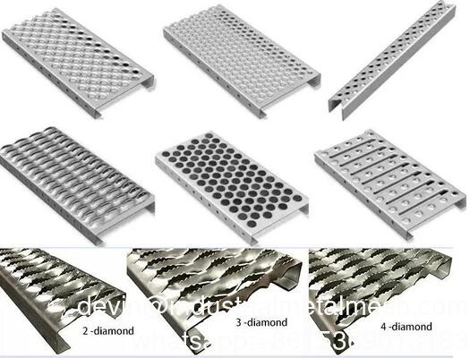 OEM Tec-Sieve グリップストラット安全グレーチング/穴あき金属歩道グレーチング/キャットウォークグレーチング