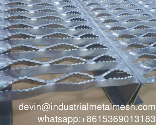 OEM Tec-Sieve グリップストラット安全グレーチング/穴あき金属歩道グレーチング/キャットウォークグレーチング