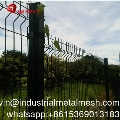 Powder Coated 3D Triangle Bend/3D Curved Welded Wire Mesh Fence