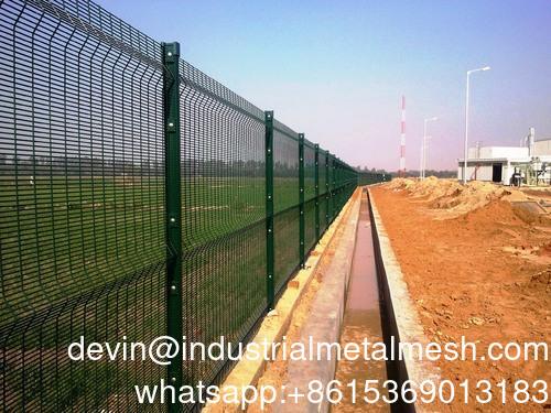 建築装飾 358 ワイヤ Mesh フェンス アンチクライム 溶接ワイヤ Mesh フェンス